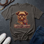 Brussels Griffon Detailed Portrait Shirt - Big Personality Pet Tee — Comfort Colors 1717