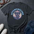 Affenpinscher Dog T-Shirt - Funny Monkey Dog Graphic — Comfort Colors 1717