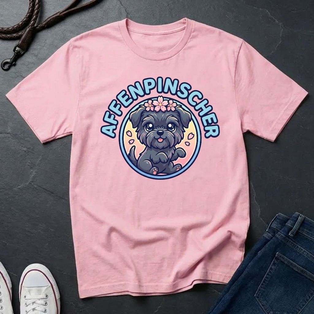 Affenpinscher Dog T-Shirt - Funny Monkey Dog Graphic — Comfort Colors 1717