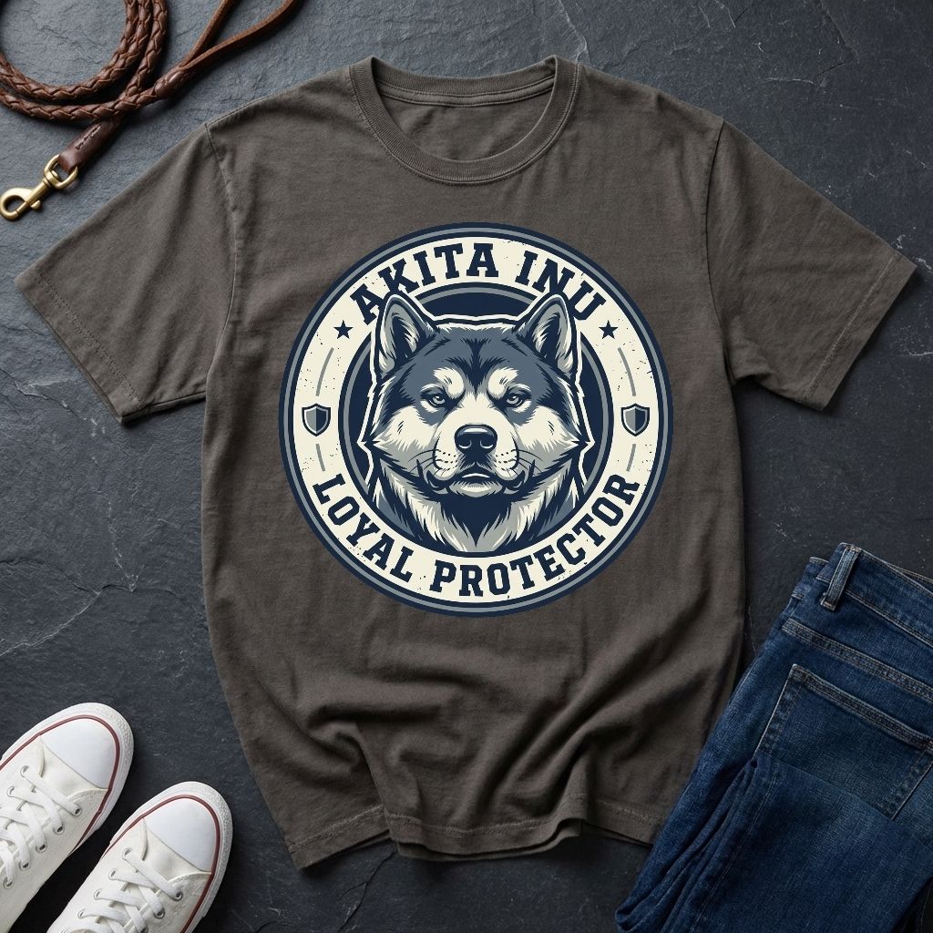 Akita Inu Heritage Shirt | Loyal Protector Japanese Dog Tee — Comfort Colors 1717