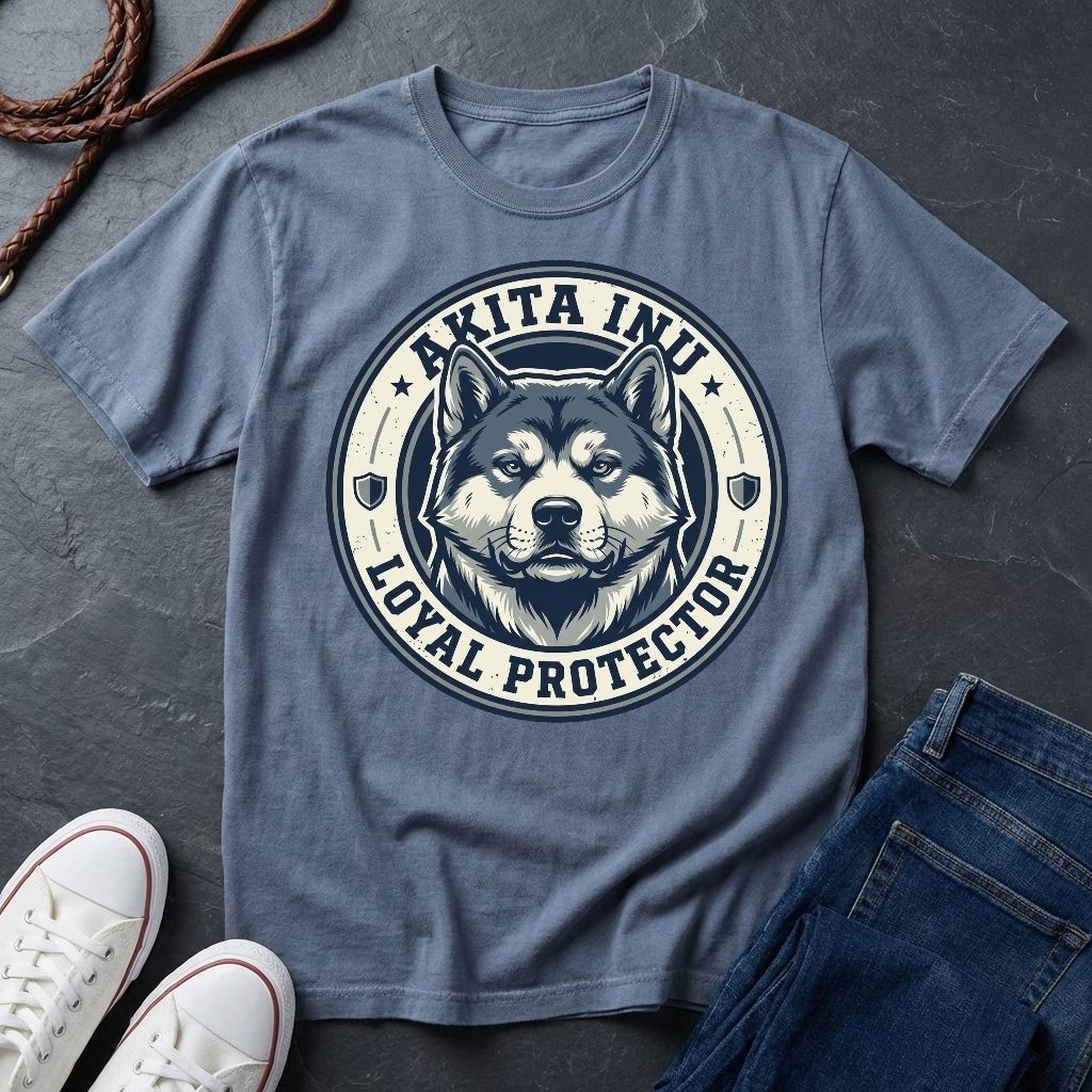 Akita Inu Heritage Shirt | Loyal Protector Japanese Dog Tee — Comfort Colors 1717