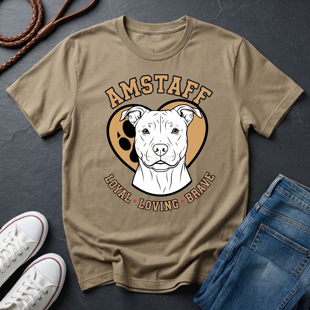 American Staffordshire Terrier Shirt - AmStaff Muscle Dog Tee — Comfort Colors 1717
