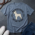 Bedlington Terrier Detailed Portrait Shirt - Soft Look Big Heart Tee — Comfort Colors 1717