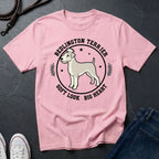 Bedlington Terrier Detailed Portrait Shirt - Soft Look Big Heart Tee — Comfort Colors 1717