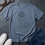 Bernedoodle Line Art Shirt - Minimalist Doodle Lover Tee — Comfort Colors 1717