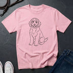 Bernedoodle Line Art Shirt - Minimalist Doodle Lover Tee — Comfort Colors 1717