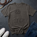 Bernedoodle Line Art Shirt - Minimalist Doodle Lover Tee — Comfort Colors 1717