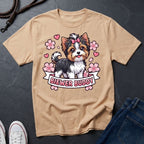 Biewer Terrier Detailed Portrait Shirt - Tri-Color Toy Breed Tee - Comfort Colors 1717
