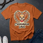 Chihuahua Love Graphic Pop Art Shirt — Cute Dog Breed Tee — Comfort Colors 1717