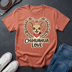 Chihuahua Love Graphic Pop Art Shirt — Cute Dog Breed Tee — Comfort Colors 1717