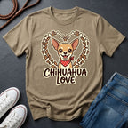Chihuahua Love Graphic Pop Art Shirt — Cute Dog Breed Tee — Comfort Colors 1717