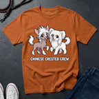 The "Crested Crew" Graphic Pop Art Tee — Premium Chinese Crested Heritage Shirt - Comfort Colors 1717