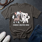 The "Crested Crew" Graphic Pop Art Tee — Premium Chinese Crested Heritage Shirt - Comfort Colors 1717
