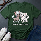 The "Crested Crew" Graphic Pop Art Tee — Premium Chinese Crested Heritage Shirt - Comfort Colors 1717