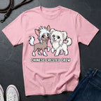 The "Crested Crew" Graphic Pop Art Tee — Premium Chinese Crested Heritage Shirt - Comfort Colors 1717