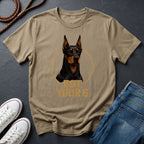 Doberman 'Got Your 6'  — Protective Dog Loyalty Tee - Comfort Colors 1717
