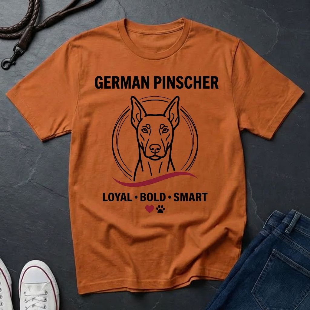 German Pinscher Shirt - Loyal Bold Smart Dog Breed Tee - Comfort Colors 1717