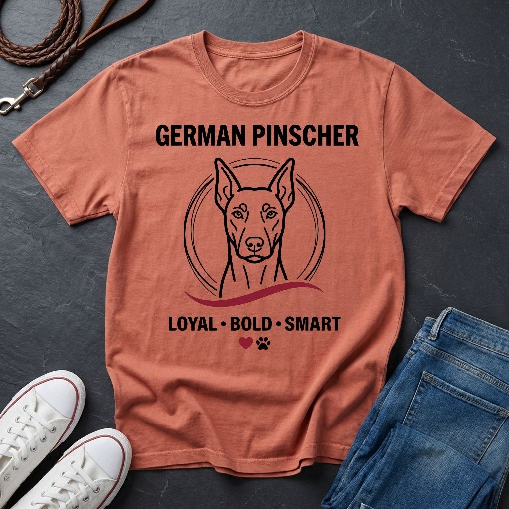 German Pinscher Shirt - Loyal Bold Smart Dog Breed Tee - Comfort Colors 1717
