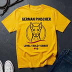 German Pinscher Shirt - Loyal Bold Smart Dog Breed Tee - Comfort Colors 1717