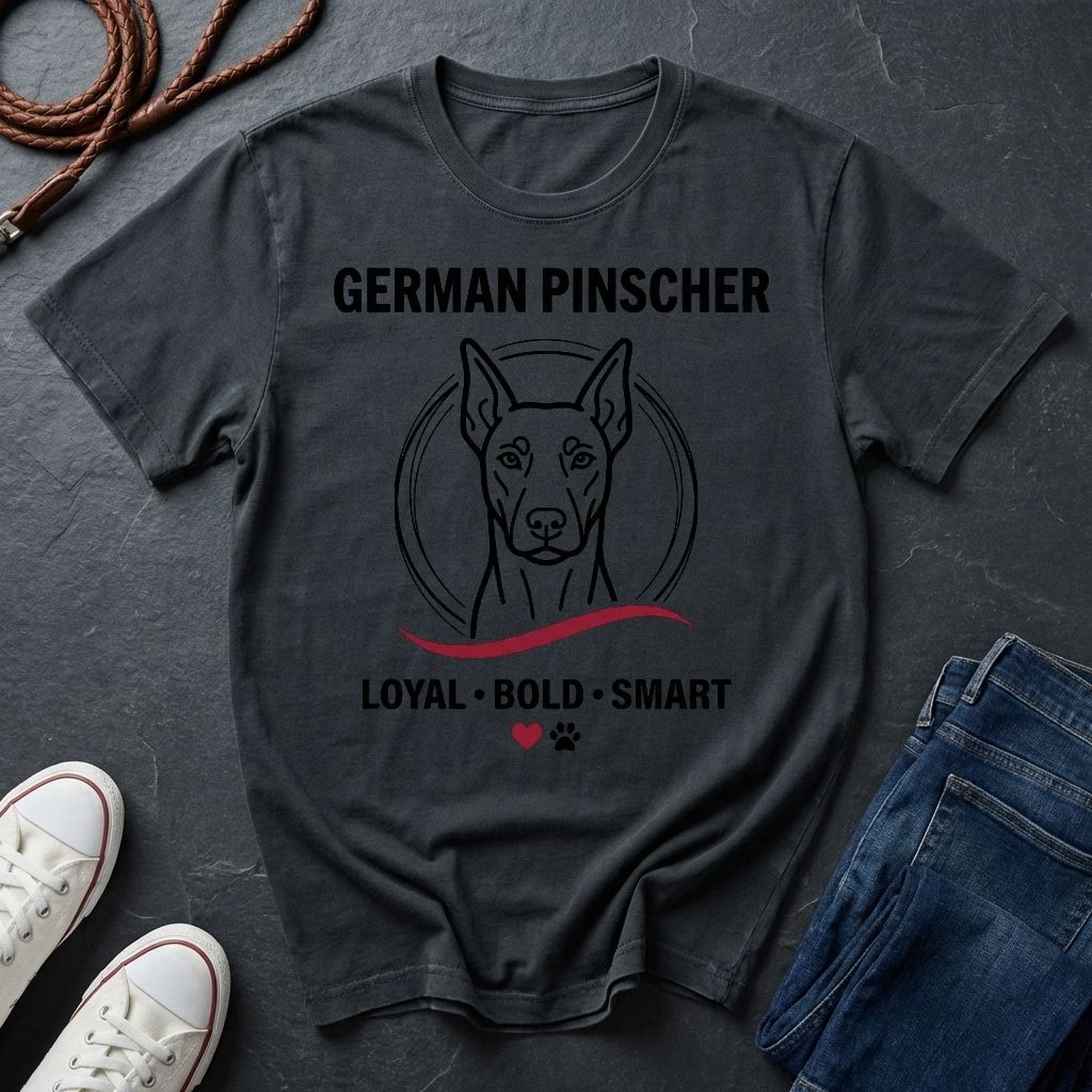 German Pinscher Shirt - Loyal Bold Smart Dog Breed Tee - Comfort Colors 1717