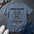 German Pinscher Shirt - Loyal Bold Smart Dog Breed Tee - Comfort Colors 1717