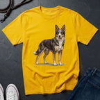 Mudi Dog Shirt - Rare Breed Curly Coat Detailed Portrait — Comfort Colors 1717