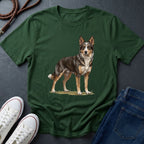Mudi Dog Shirt - Rare Breed Curly Coat Detailed Portrait — Comfort Colors 1717