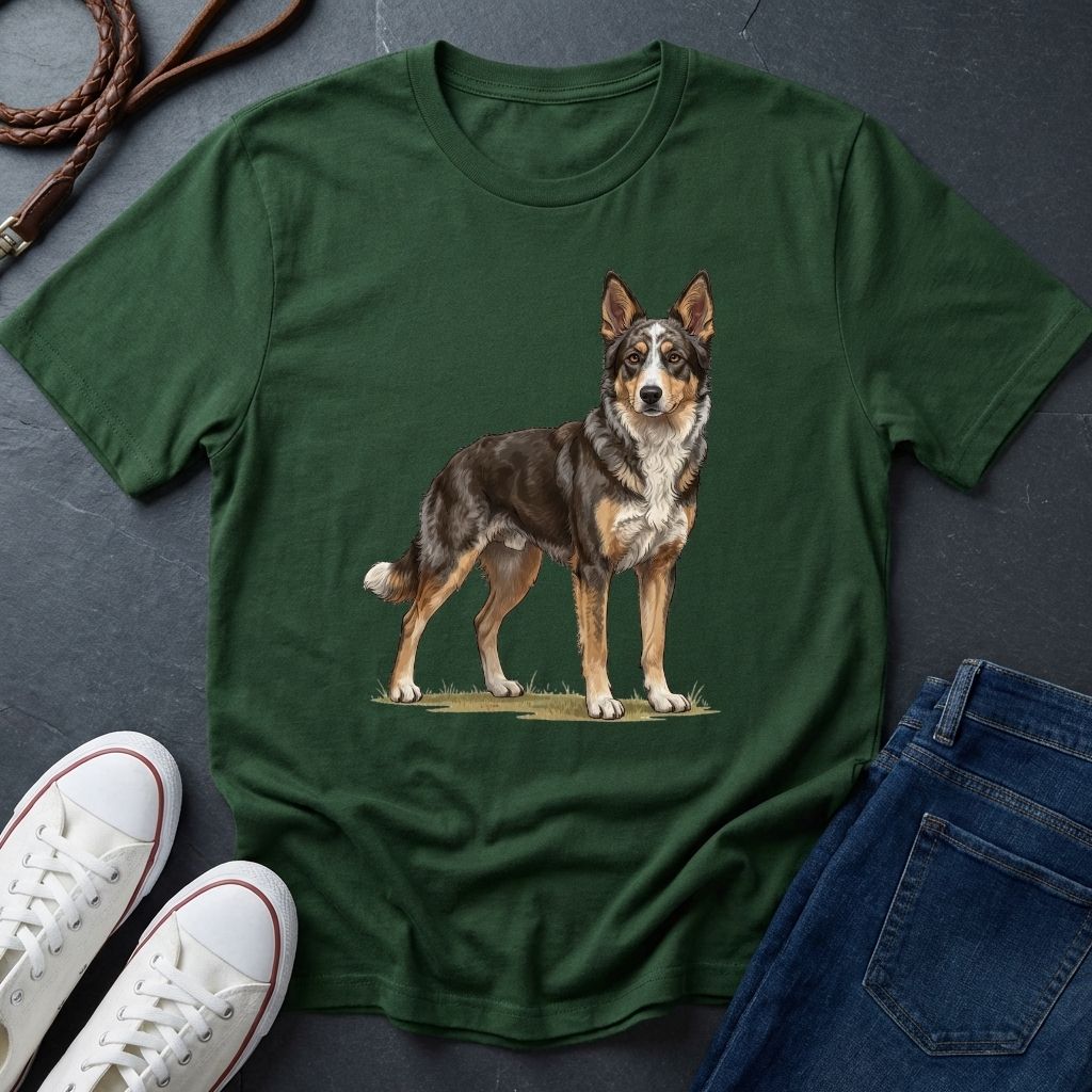 Mudi Dog Shirt - Rare Breed Curly Coat Detailed Portrait — Comfort Colors 1717