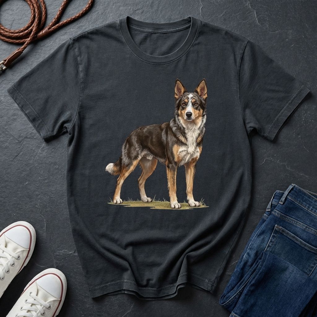 Mudi Dog Shirt - Rare Breed Curly Coat Detailed Portrait — Comfort Colors 1717
