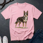 Mudi Dog Shirt - Rare Breed Curly Coat Detailed Portrait — Comfort Colors 1717