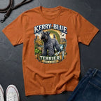 Kerry Blue Terrier Shirt - Detailed Dog Portrait Tee — Comfort Colors 1717