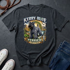 Kerry Blue Terrier Shirt - Detailed Dog Portrait Tee — Comfort Colors 1717