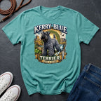 Kerry Blue Terrier Shirt - Detailed Dog Portrait Tee — Comfort Colors 1717