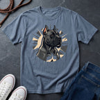 Majestic Cane Corso Graphic Shirt - Black Dog Illustration Tee - Comfort Colors 1717