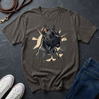 Majestic Cane Corso Graphic Shirt - Black Dog Illustration Tee - Comfort Colors 1717