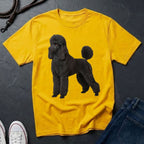 Black poodle graphic on Comfort Colors 1717