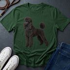 Black poodle graphic on Comfort Colors 1717