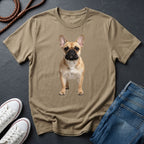 French Bulldog Photo-Realistic Shirt — Anatomically Correct Breed Portrait — Comfort Colors 1717