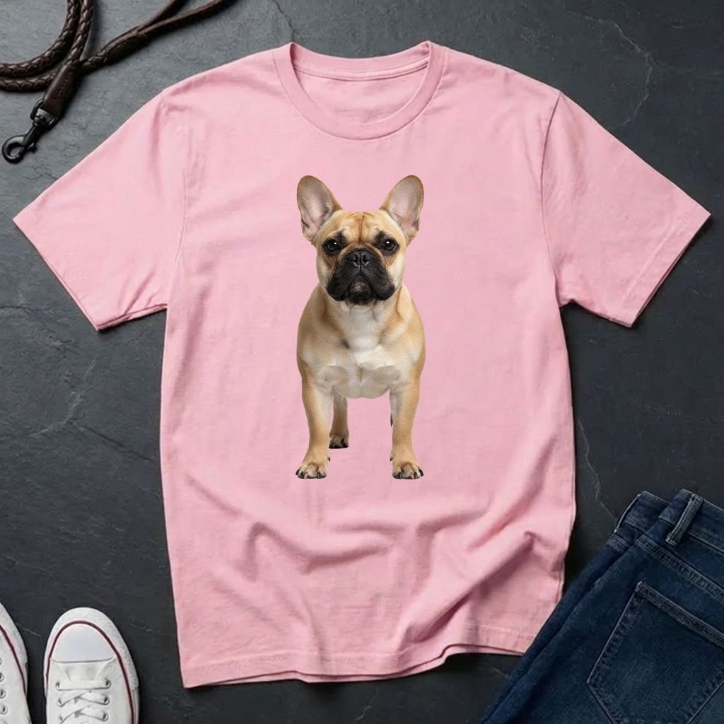 French Bulldog Photo-Realistic Shirt — Anatomically Correct Breed Portrait — Comfort Colors 1717