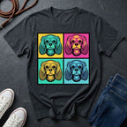 Cavalier King Charles Spaniel Pop Art Shirt — Colorful 4-Panel Dog Tee — Comfort Colors 1717