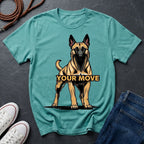 Belgian Malinois T-Shirt - Funny K9 Handler Gift - Your Move Guard Dog — Comfort Colors 1717