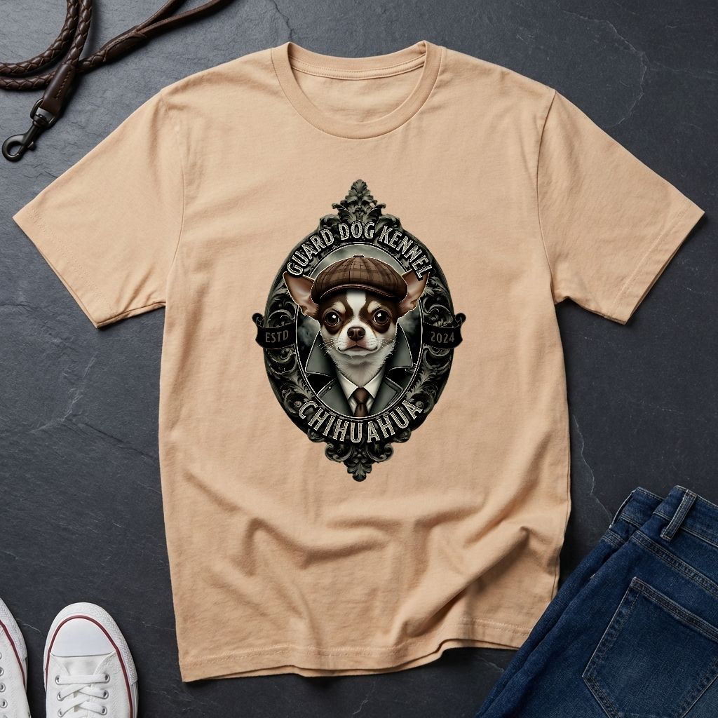 Chihuahua Security Tee | Funny 'Guard Dog | Gift - Comfort Colors 1717