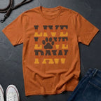 Live Love Paw T-Shirt — Cute Dog & Cat Lover Tee — Comfort Colors 1717