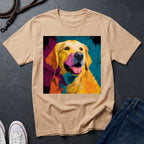 Golden Retriever Graphic Pop Art Tee - Comfort Colors 1717