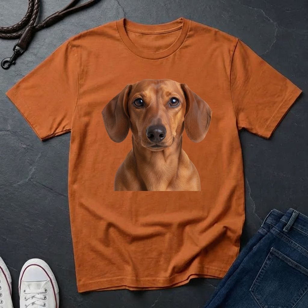 Dachshund "Wiener Dog" Portrait Tee — Comfort Colors 1717