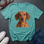 Dachshund "Wiener Dog" Portrait Tee — Comfort Colors 1717