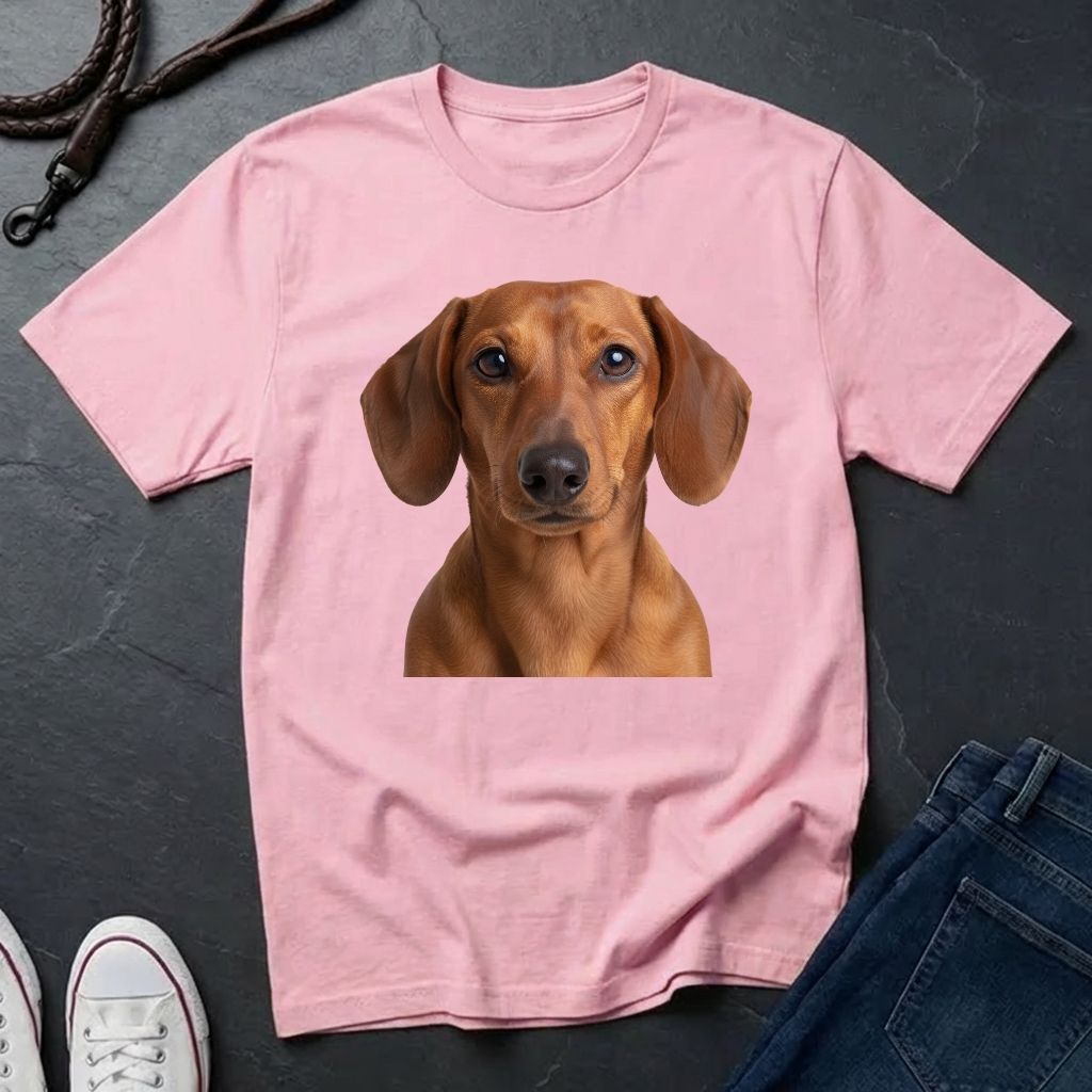 Dachshund "Wiener Dog" Portrait Tee — Comfort Colors 1717