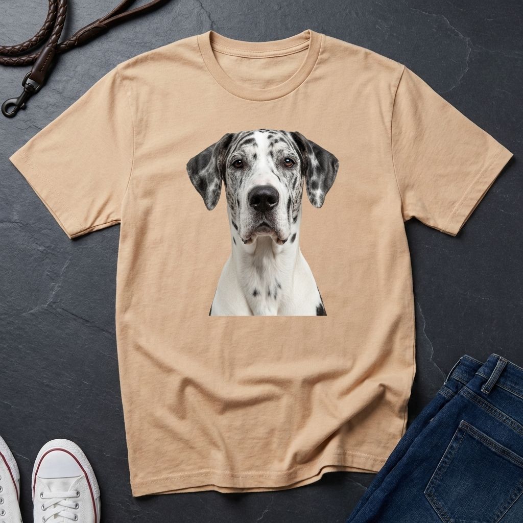 Great Dane "Gentle Giant" Portrait Tee - Comfort Colors 1717