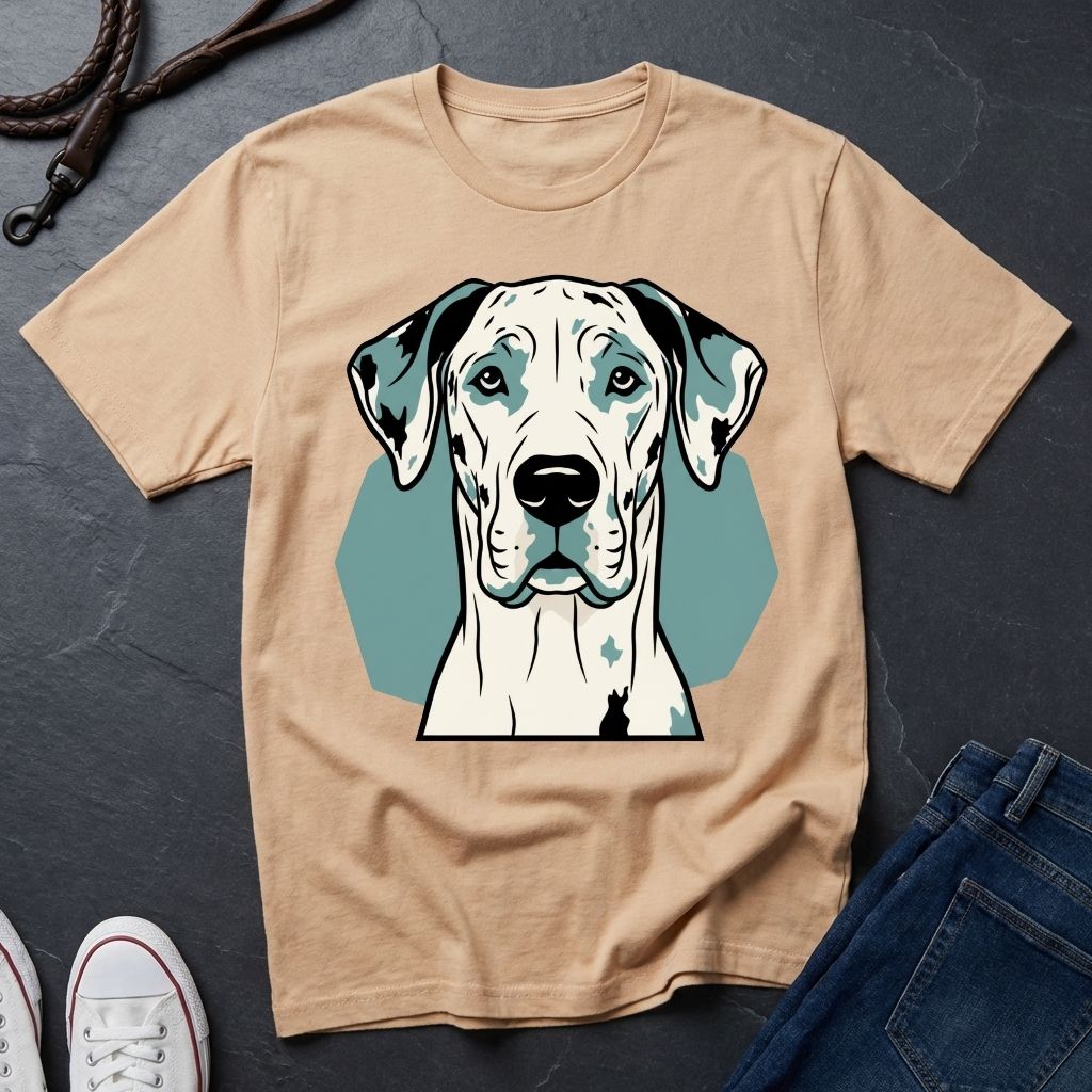 Great Dane "Gentle Giant" Pop Art Tee - Comfort Colors 1717