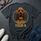 Bloodhound Dog K9 Support T-Shirt - Got Your 6 Tactical Apparel - Comfort Colors 1717
